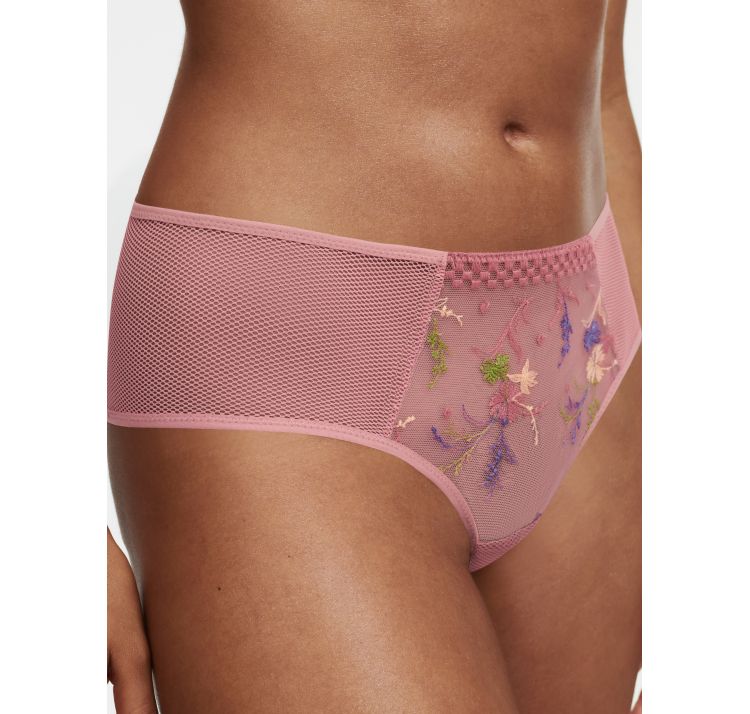 PASSIONATA suzy koronkowe szorty z kwiatowym haftem