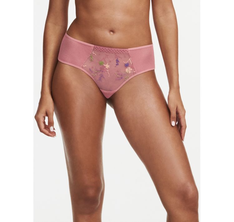 PASSIONATA suzy koronkowe szorty z kwiatowym haftem