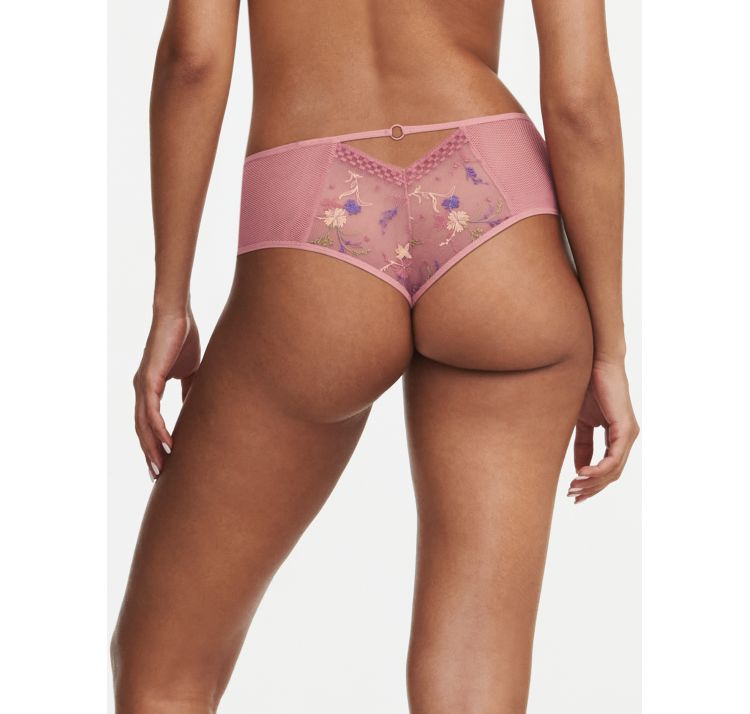 PASSIONATA suzy koronkowe szorty z kwiatowym haftem