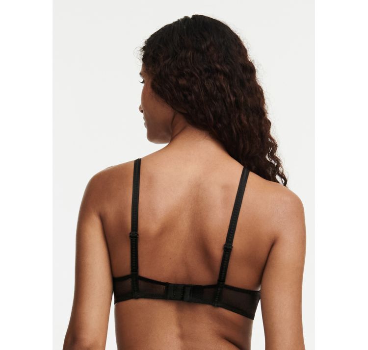 PASSIONATA suzy lekko usztywniony biustonosz plunge z kwiatowym haftem