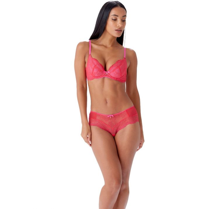 GOSSARD superboost lace plunge bra usztywniany biustonosz