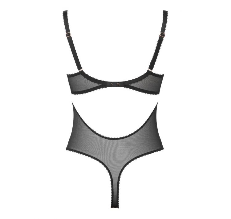 GOSSARD vip taboo koronkowe body z miseczkĄ na fiszbinie