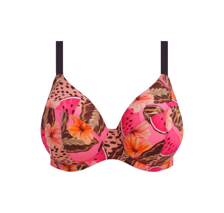 ELOMI SWIM cabana nights gÓra od bikini uw plunge bikini top