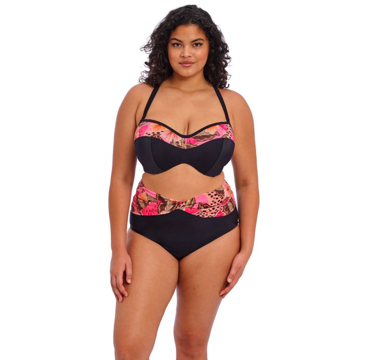 ELOMI SWIM cabana nights gÓra od bikini z odpinanymi ramiĄczkami bandeau