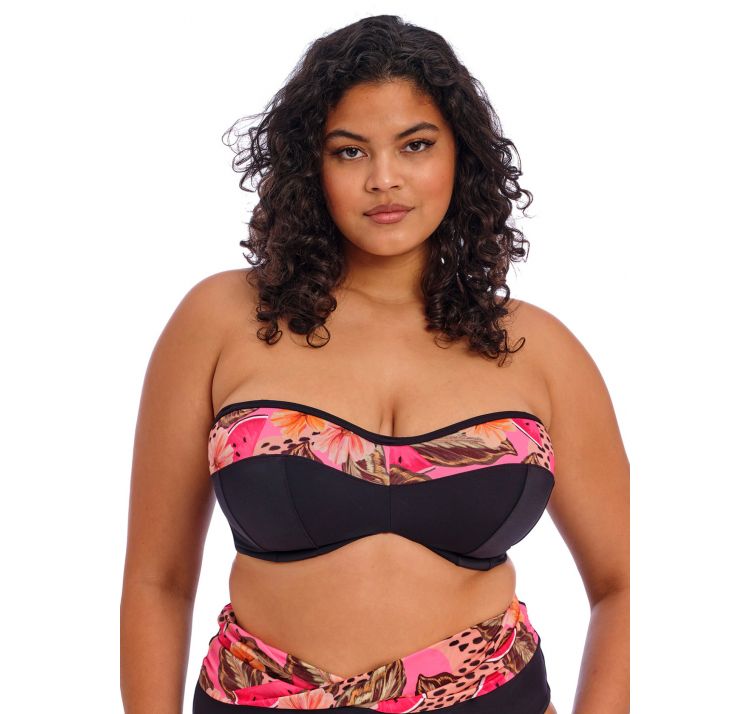 ELOMI SWIM cabana nights gÓra od bikini z odpinanymi ramiĄczkami bandeau