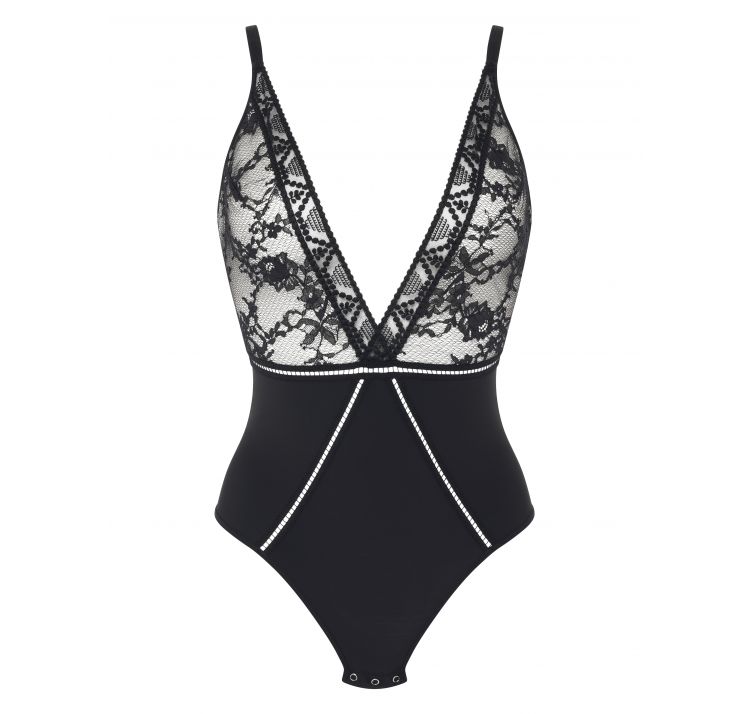 PASSIONATA olivia seksowne body z koronkĄ i odkrytymi plecami