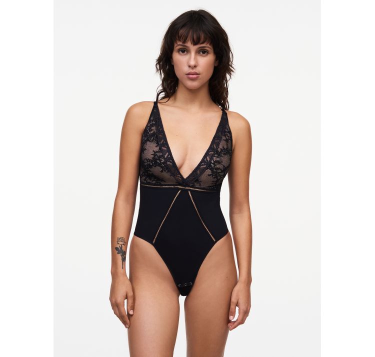 PASSIONATA olivia seksowne body z koronkĄ i odkrytymi plecami