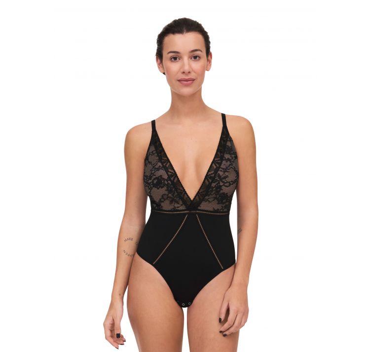 PASSIONATA olivia seksowne body z koronkĄ i odkrytymi plecami