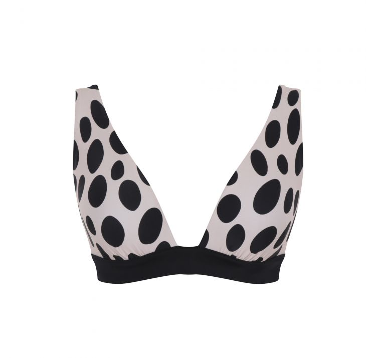 PANACHE SWIM amalfi kara trÓjkĄtna gÓra kostiumu kĄpielowego bez fiszbin