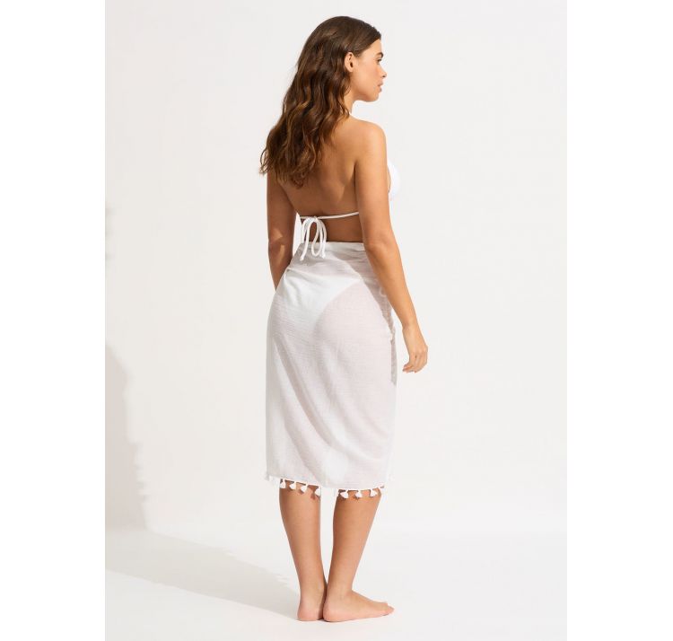SEAFOLLY beachedit baweŁniana chusta pareo cotton gauze sarong