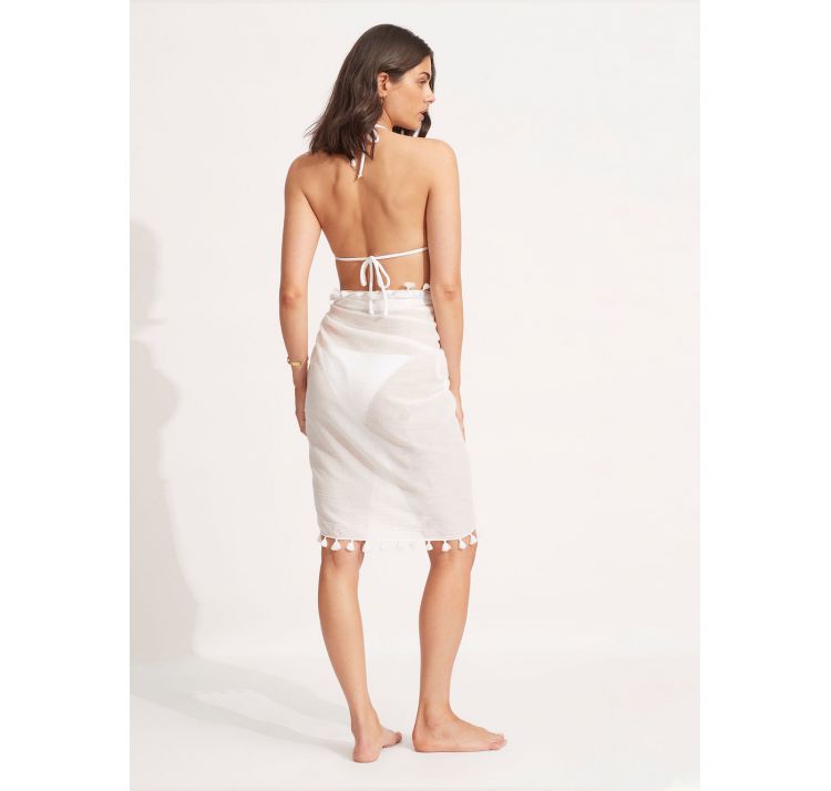 SEAFOLLY beachedit baweŁniana chusta pareo cotton gauze sarong
