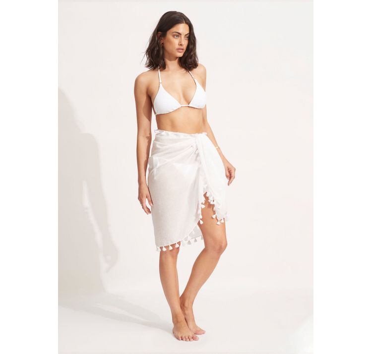 SEAFOLLY beachedit baweŁniana chusta pareo cotton gauze sarong