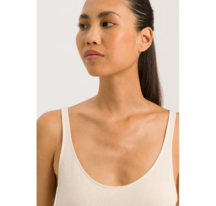 HANRO laura koszula bez rĘkawÓw 130 cm baweŁna z modalem