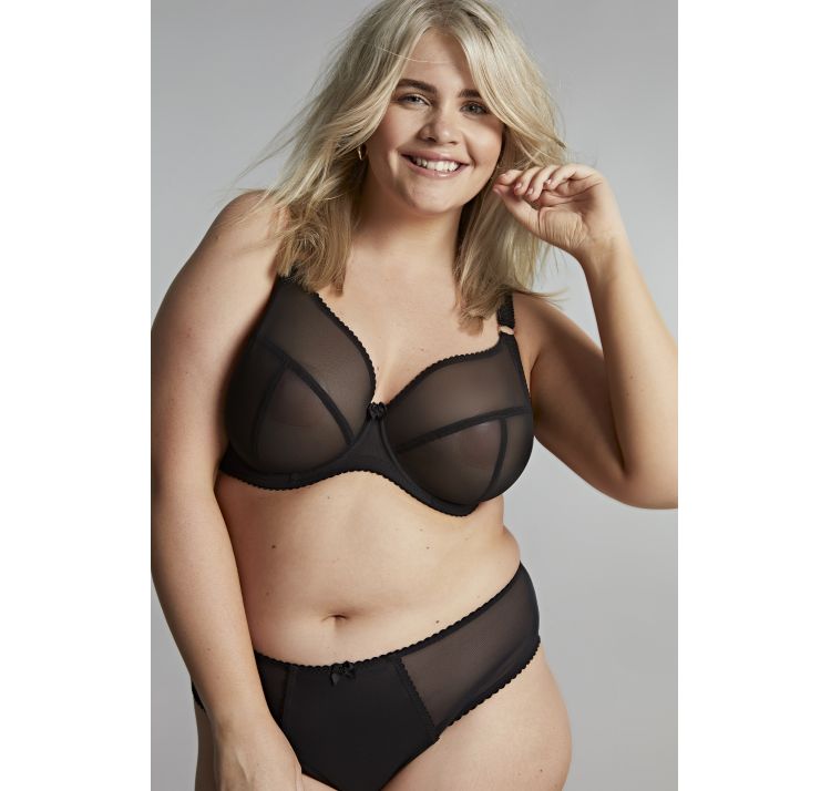 SCULPTRESSE liberty tiulowy biustonosz plunge