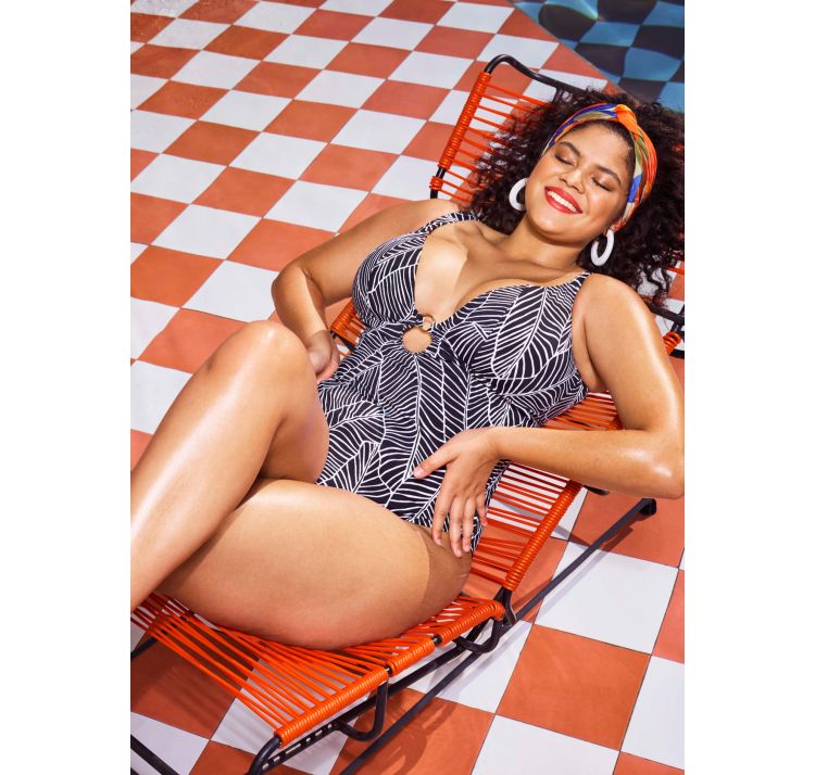 ELOMI SWIM kata beach jednoczĘŚciowy kostium kĄpielowy bez fiszbin