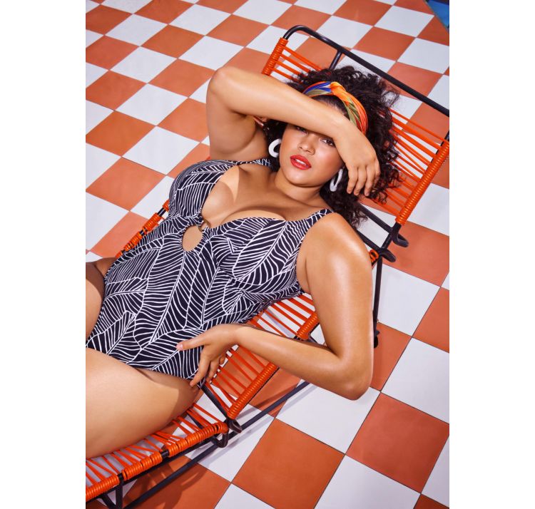 ELOMI SWIM kata beach jednoczĘŚciowy kostium kĄpielowy bez fiszbin