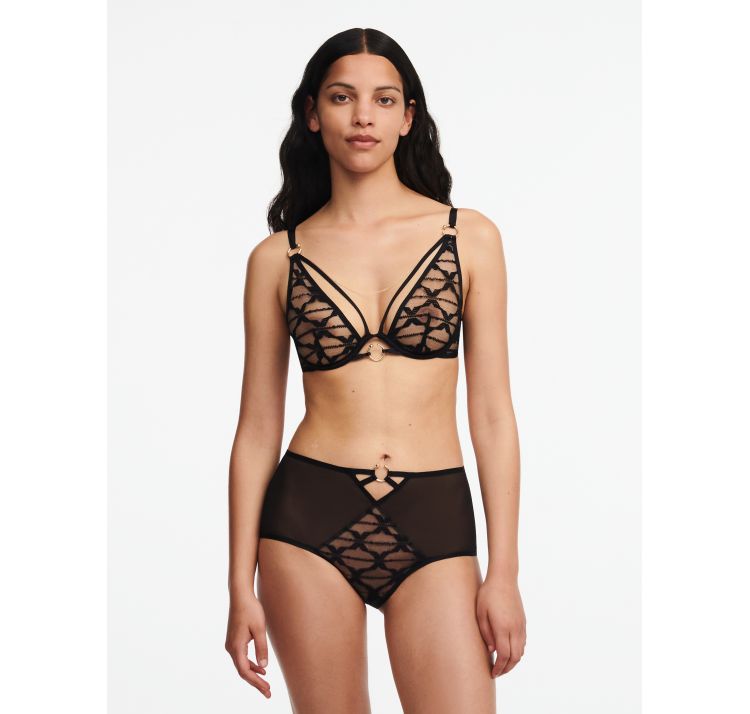 CHANTELLE X xpression koronkowy biustonosz plunge z dopinanymi ŁaŃcuszkiem