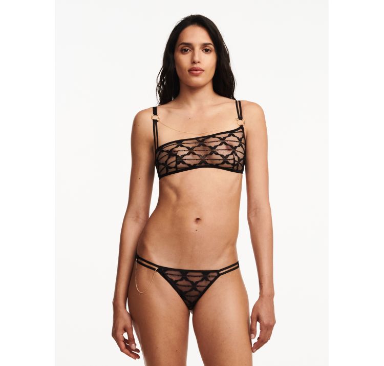 CHANTELLE X xpression koronkowe stringi z ŁaŃcuszkiem