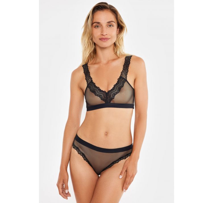 MAISON LEJABY denude dwustronna koronkowa braletka bez fiszbin