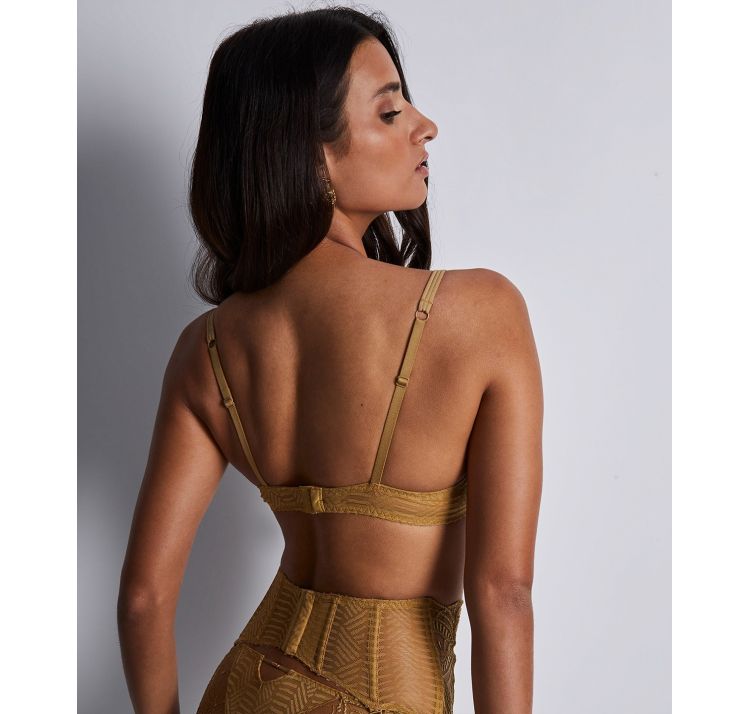 AUBADE PARIS ethnic vibes  koronkowy biustonosz balkonetka