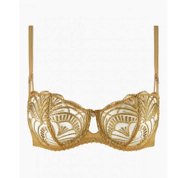 AUBADE PARIS ethnic vibes  koronkowy biustonosz balkonetka