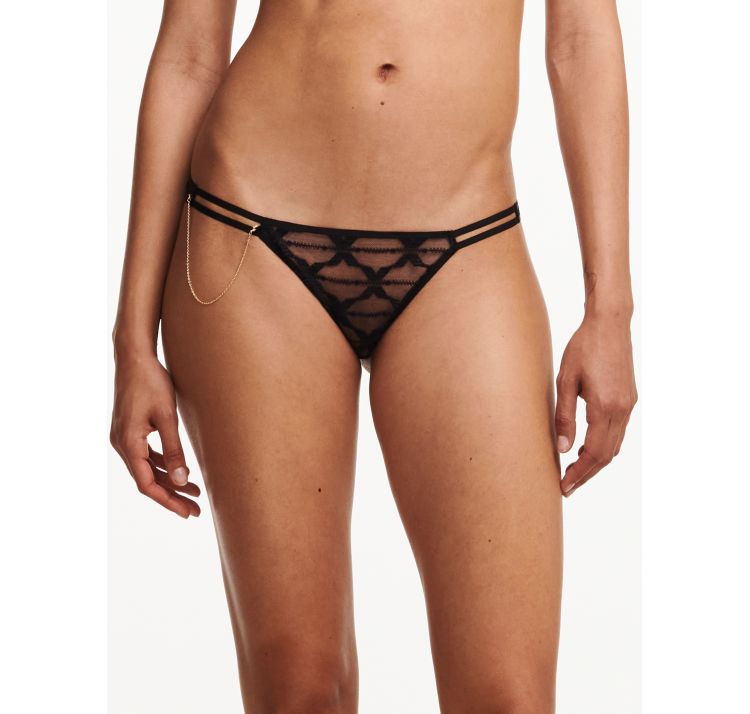 CHANTELLE X xpression koronkowe stringi z ŁaŃcuszkiem