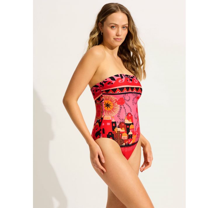 SEAFOLLY atlantis jednoczĘŚciowy strÓj kĄpielowy z odpinanymi ramiĄczkami