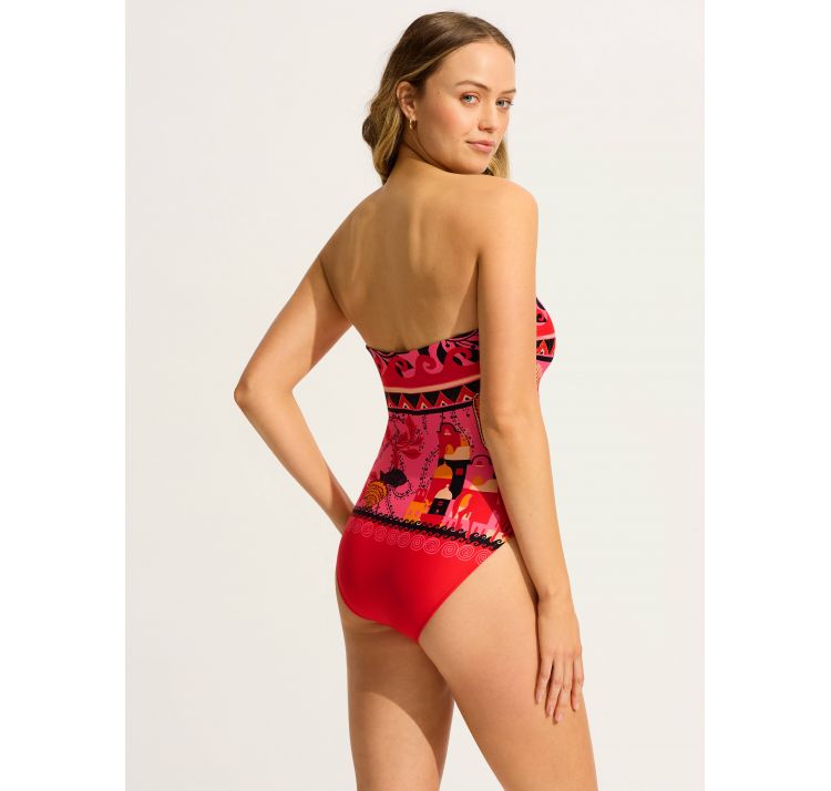 SEAFOLLY atlantis jednoczĘŚciowy strÓj kĄpielowy z odpinanymi ramiĄczkami