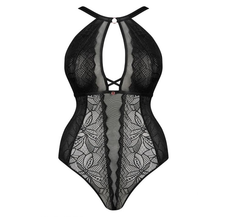 SCANTILLY opulence stretch lace body koronkowe body bez fiszbin