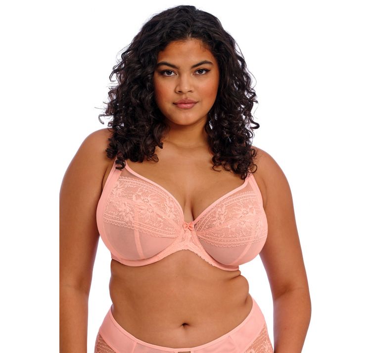 ELOMI kendra tiulowo-koronkowy biustonosz plunge bra