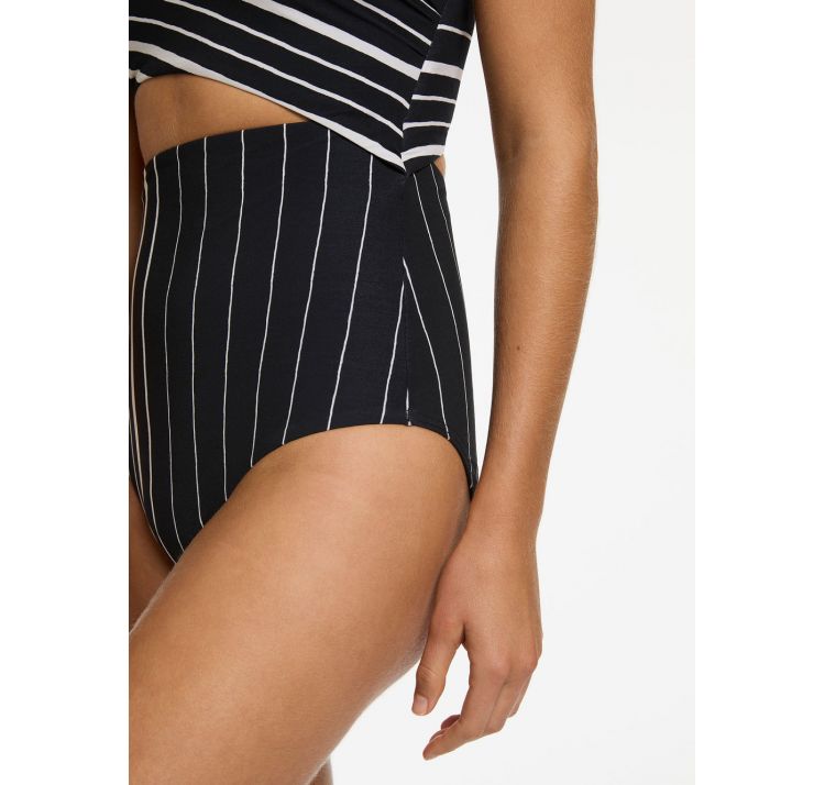 JETS lunar stripe kostium jednoczĘŚciowy na jedno ramiĘ