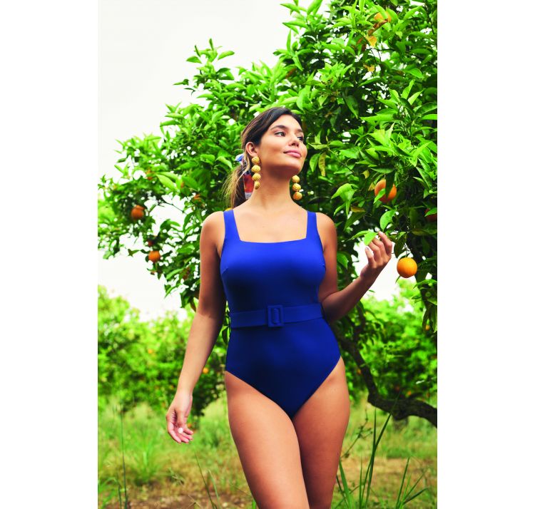 PANACHE SWIM serena jednoczĘŚciowy kostium kĄpielowy na fiszbinach z kwadratowym dekoltem