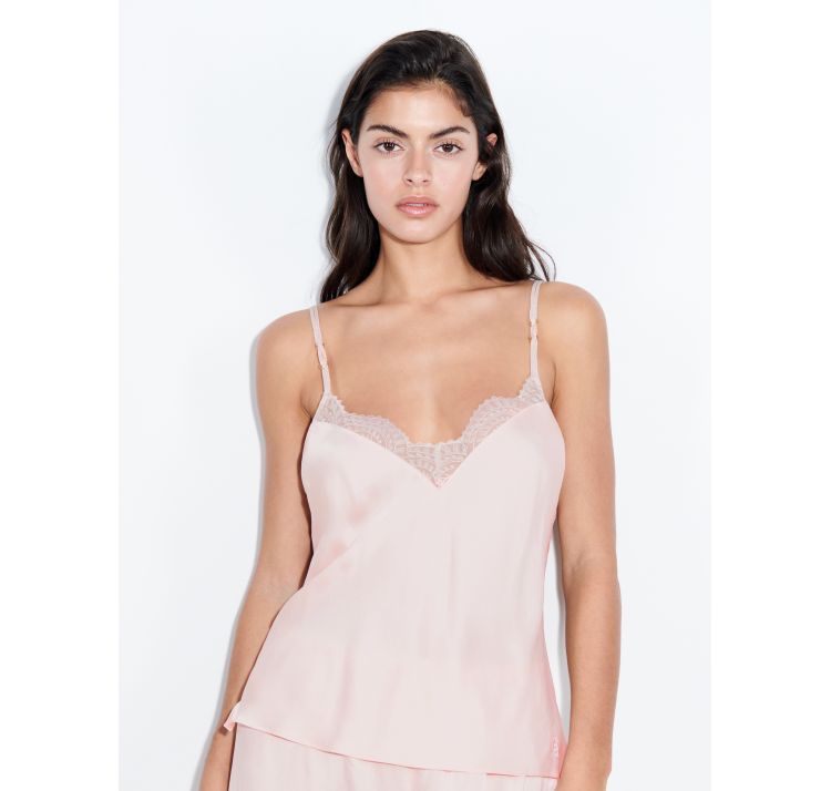 CHANTELLE mystic dream jedwabny top z koronkĄ