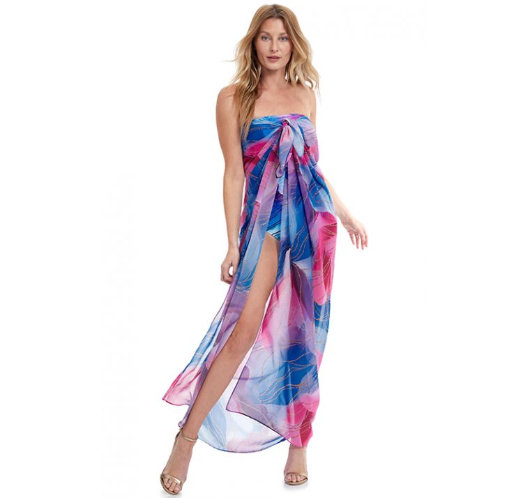 GOTTEX golden blossom pareo