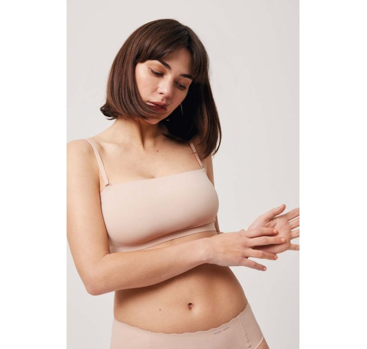 YSABEL MORA seamless bezszwowy biustonosz z odpinanymi ramiĄczkami i z wyjmowanymi wkŁadkami