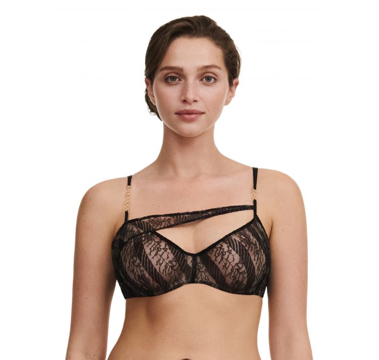 CHANTELLE X slash koronkowy biustonosz balkonetka