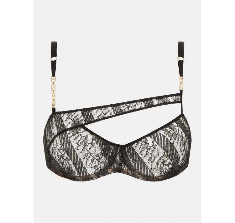 CHANTELLE X slash koronkowy biustonosz balkonetka