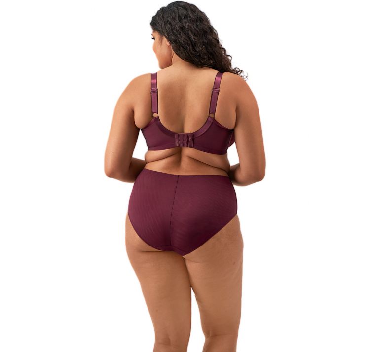 ELOMI sachi miĘkki biustonosz z haftem i paskami na dekolcie