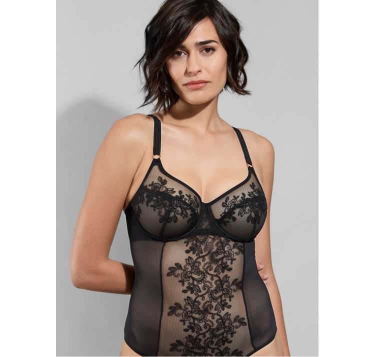 EMPREINTE paola koronkowe body z fiszbinami