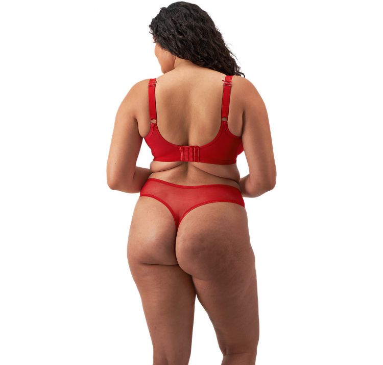 ELOMI matilda tiulowy biustonosz plunge