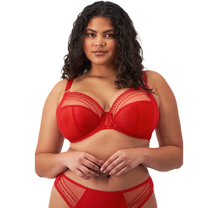 ELOMI matilda tiulowy biustonosz plunge