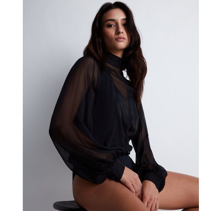 AUBADE PARIS les bodys by aubade tiulowe body z golfikiem