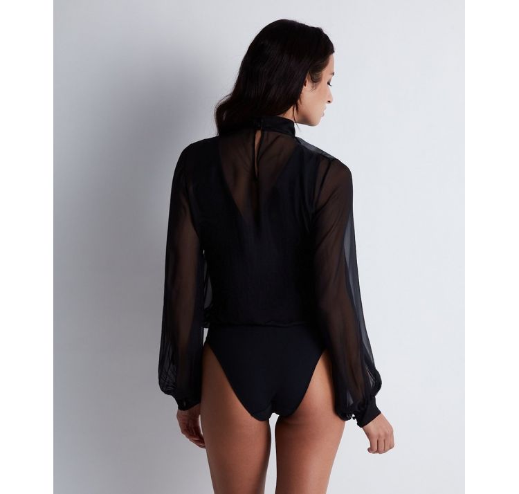 AUBADE PARIS les bodys by aubade tiulowe body z golfikiem