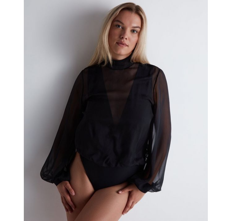 AUBADE PARIS les bodys by aubade tiulowe body z golfikiem