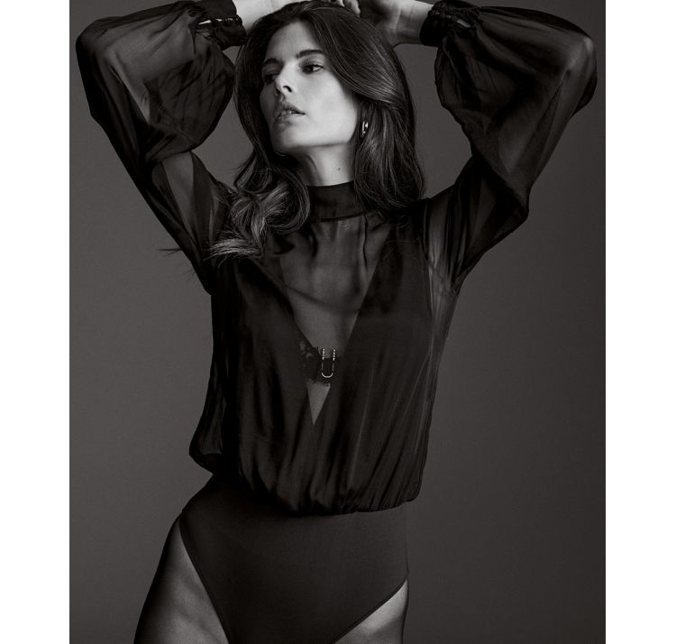 AUBADE PARIS les bodys by aubade tiulowe body z golfikiem