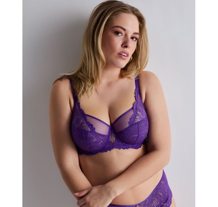 AUBADE PARIS flowermania koronkowy biustonosz balkonetka