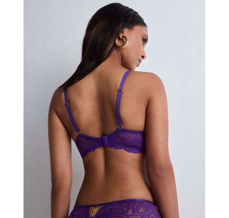 AUBADE PARIS flowermania koronkowy biustonosz balkonetka