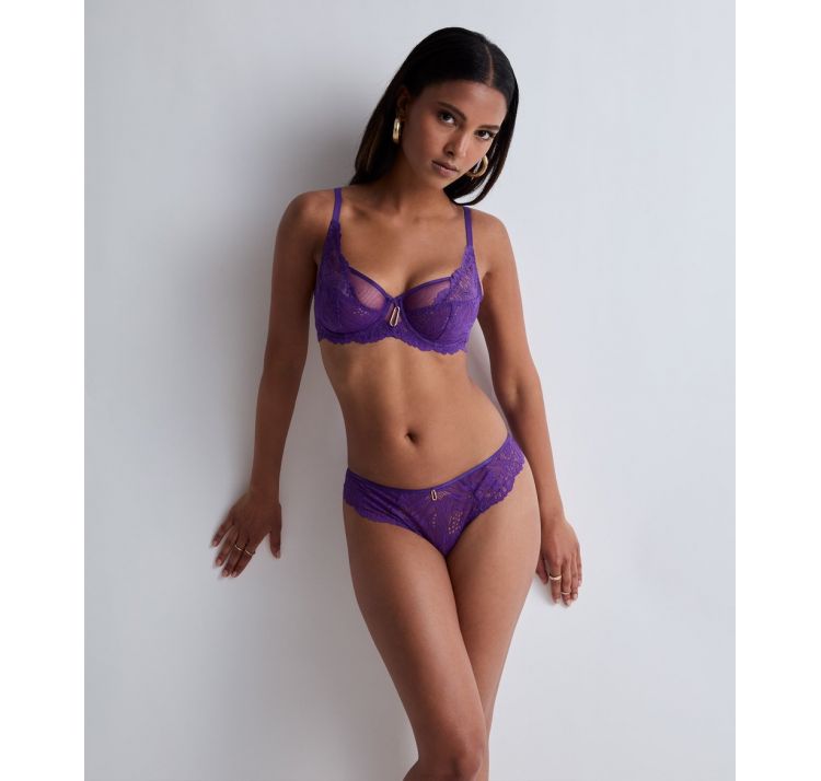 AUBADE PARIS flowermania koronkowy biustonosz balkonetka