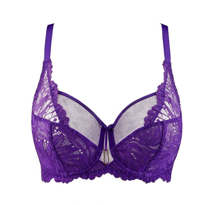 AUBADE PARIS flowermania koronkowy biustonosz balkonetka