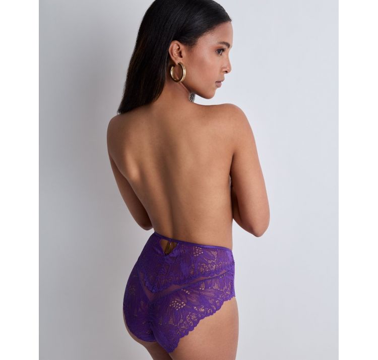 AUBADE PARIS flowermania koronkowe wysokie majtki coulotte